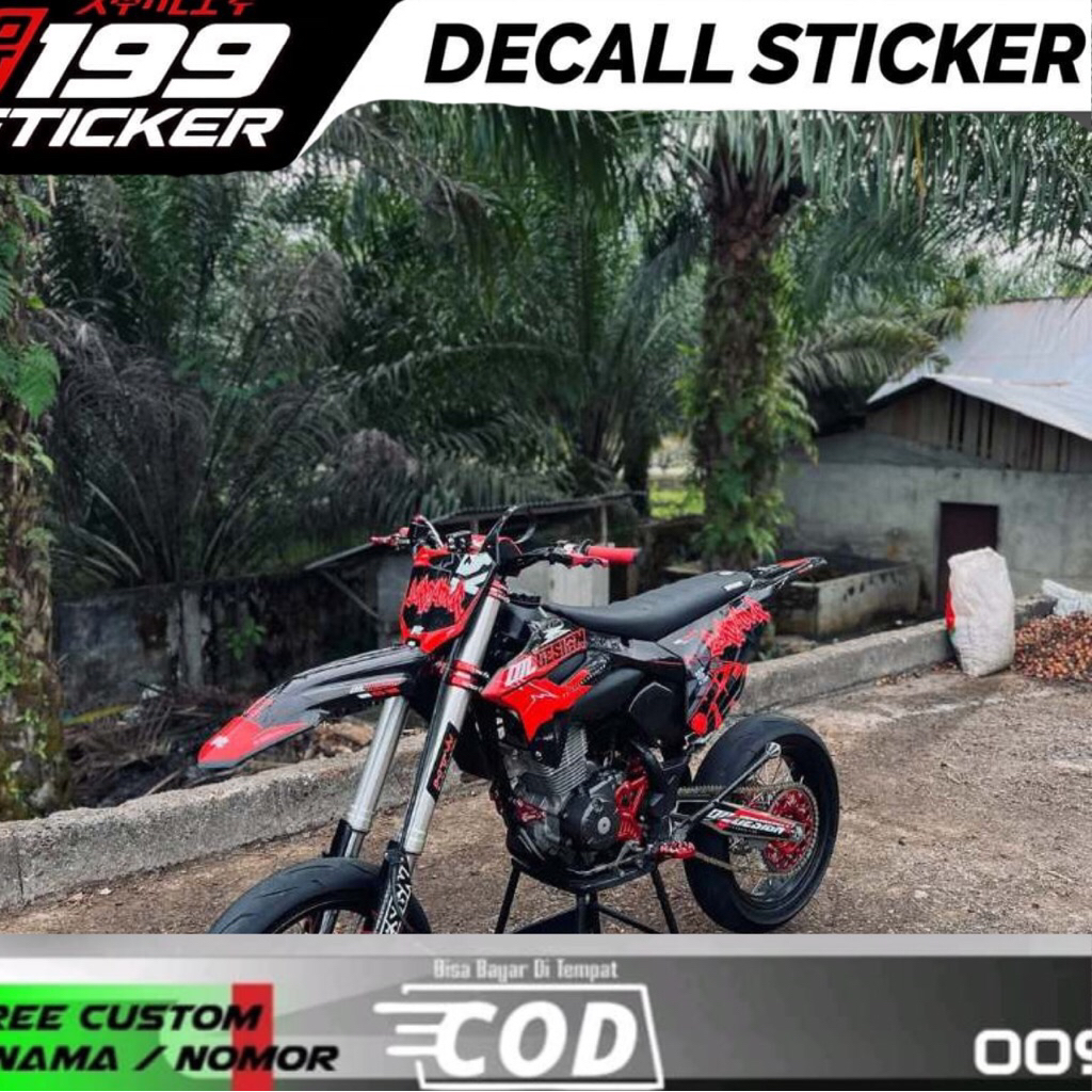 199sticker Decal/Stiker Dtracker-DTX-WR155/klx gordon/CRF /KLX BF full body / Decal Klx BF Full Body