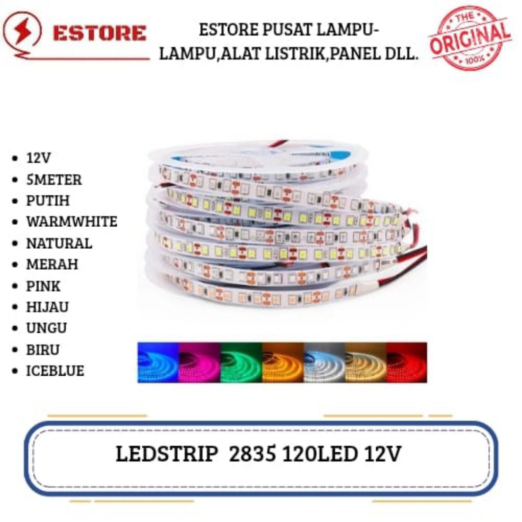 ledstrip 2835 120led 12v 5meter