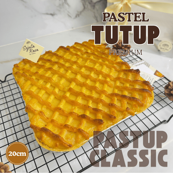 Food Birthday Hampers Pastel Tutup Kotak Foil Classic 20 x 20 cm — Pastup Rumahan Premium Surabaya