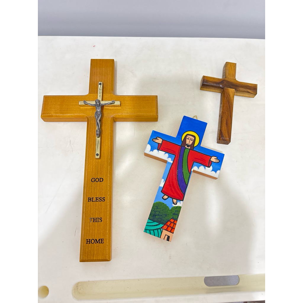 [PL] Salib Kayu Dinding | Salib Dinding Corpus Kuningan | Cross on Wall | Salib Yesus Jerusalem