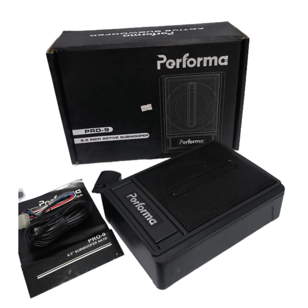 SUBWOOFER KOLONG PERFORMA PRO-9 AKTIF 6,5 INCH / YA Car Audio Mobil