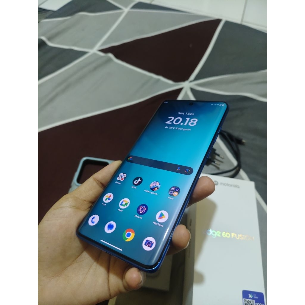 Motorola edge 60 fusion-12/256GB +Hp Second fullset Like new