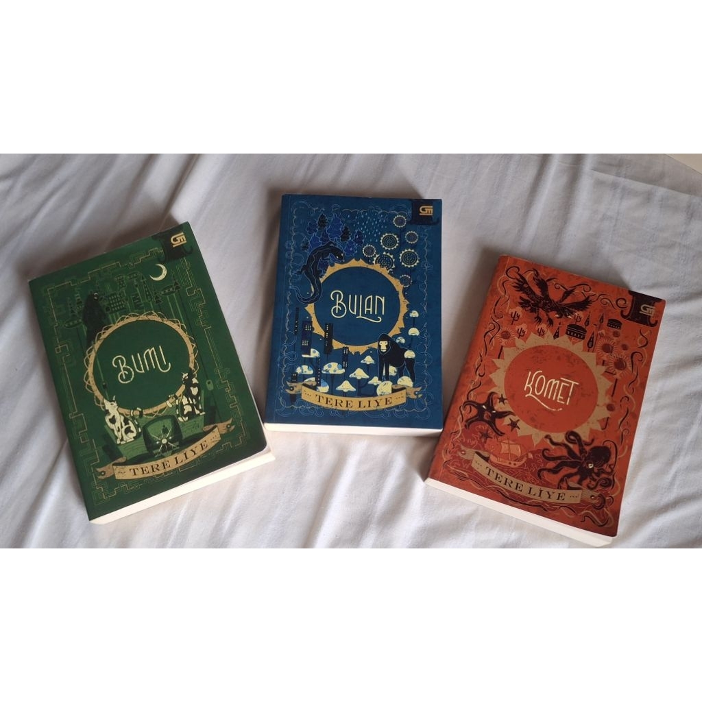 preloved ORI buku bumi series tere liye bumi bulan komet