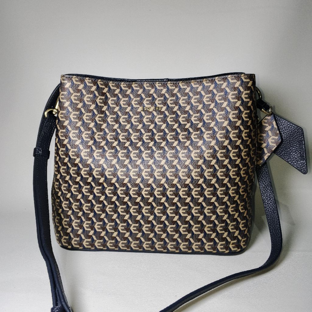 Tas Selempang Wanita Esquire Navy Bucket