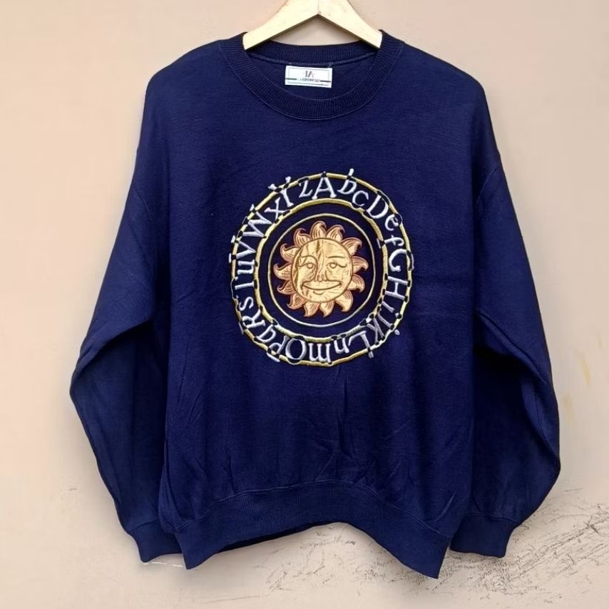 Crewneck la cifonelli oversize boxy vintage navy