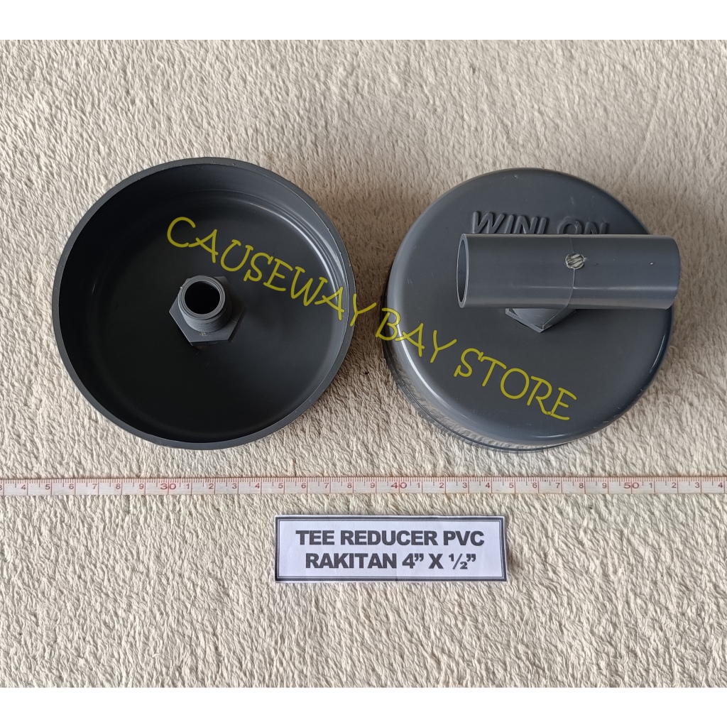 TEE REDUCER 4 X 1/2 PVC RAKITAN