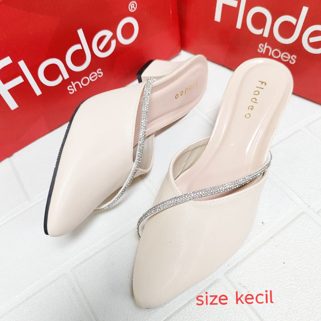 Sandal Pesta Wisuda Kondangan Fladeo hak 5cm kode MS brand matahari kekinian size 37-41