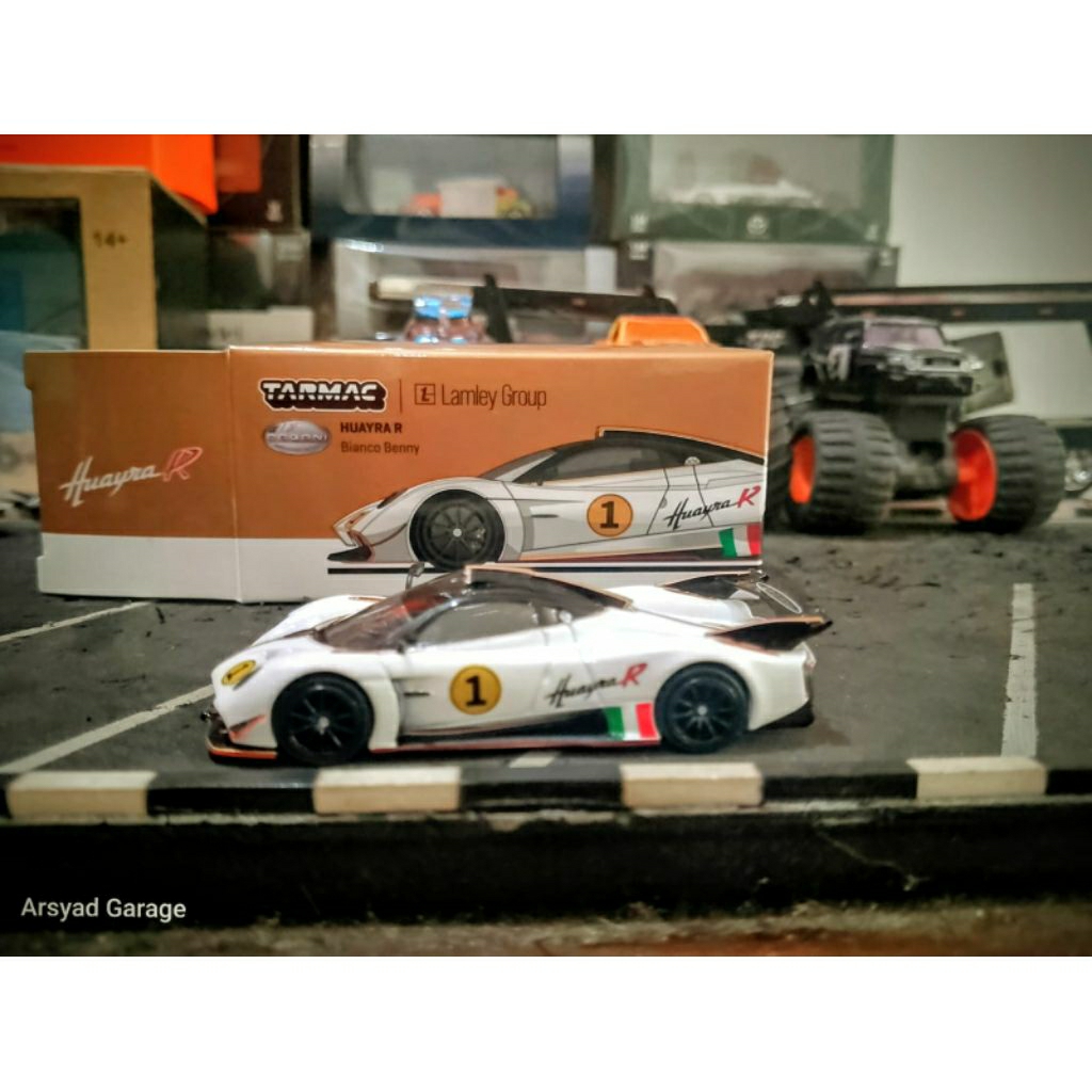 Diecast Tarmac Pagani Huayra R Bianco Benny