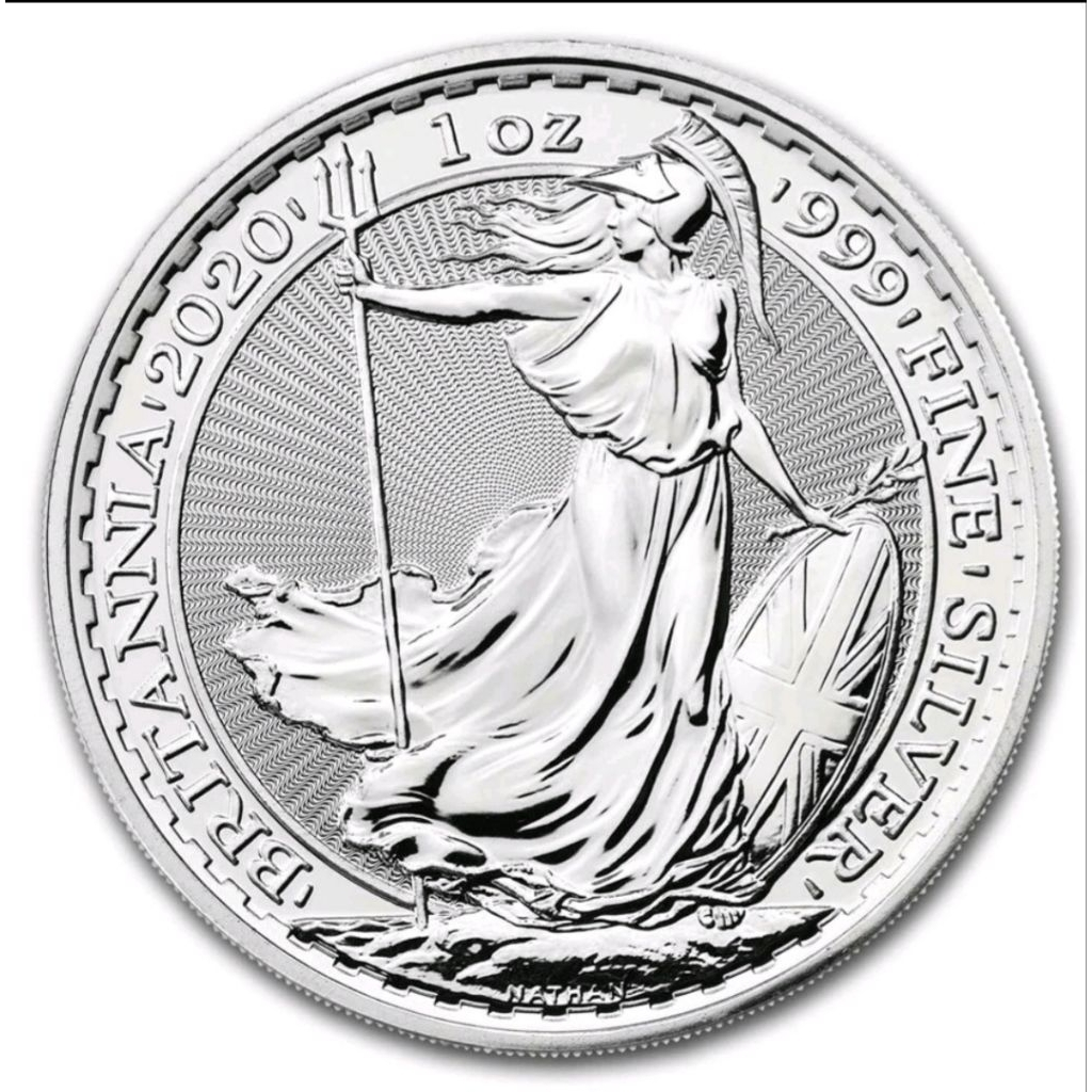 Rare Britannia 1 oz Silver Coin 999