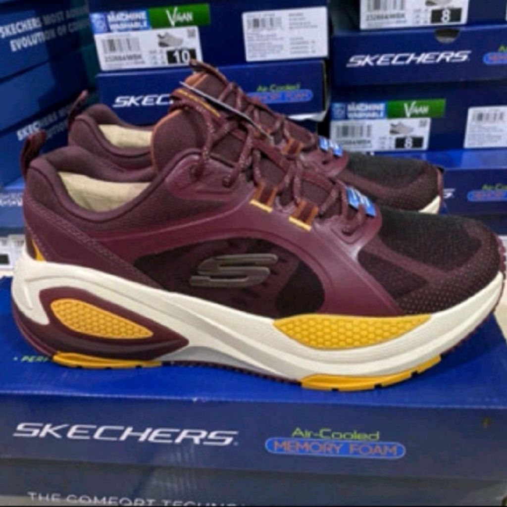 Sepatu Running Pria SKCHERS OCTUS ODEON 232736 BUGD Men Original