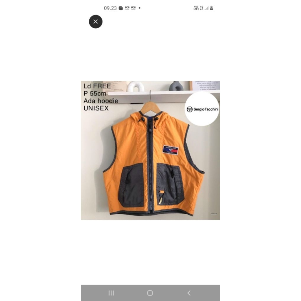 sergio tacchini vest