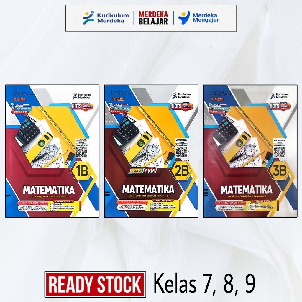KARTIKA : LKS Matematika untuk SISWA Kelas 7 8 9 - Semester 2 TA 2025 - 2026