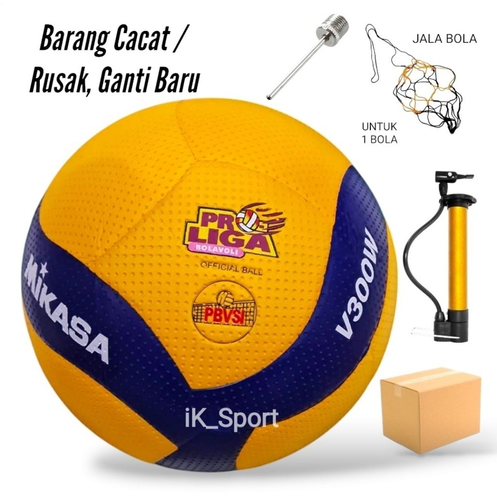 Bola Voli Mikasa V300W PRO LIGA Original . Bola Volly Voly Mikasa