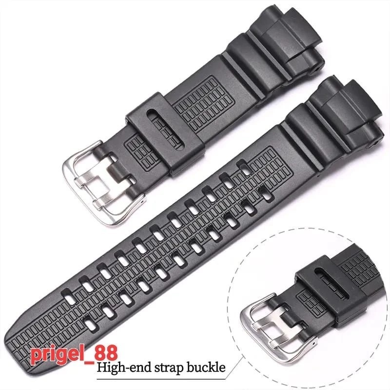 Strap Tali Jam tangan Casio G-Shock G-1000 GW-1000 GW-1500 GW 3500 Rubber Karet Hitam