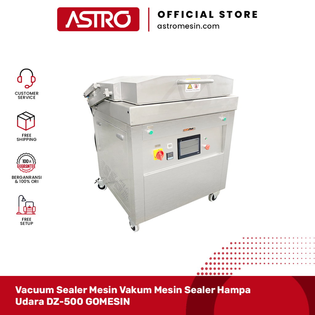 Vacuum Press Skin Tray Vacuum Sealer Makanan Otomatis DZ-760 HEAVYPACK