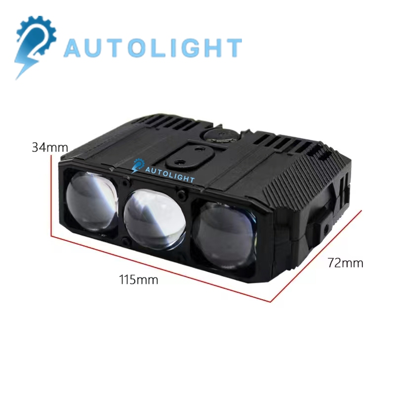 ECERAN [1 PC] AUTOLIGHT AUTO LIGHT MINI LASER MINI PROJIE LAMPU TEMBAK MP03 PROJECTOR CUTOFF HARGA P