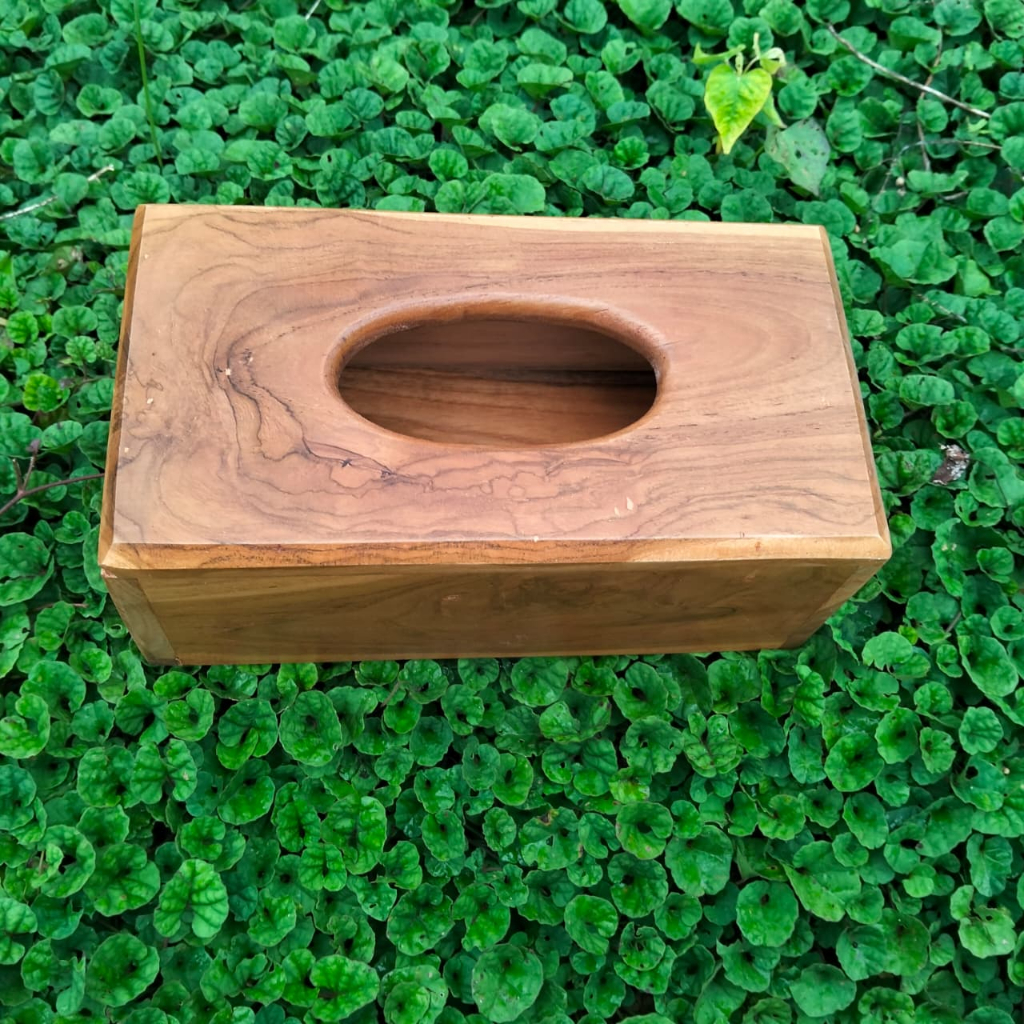 Bali Miho Kotak Tisu Kayu Jati Elegan Awet