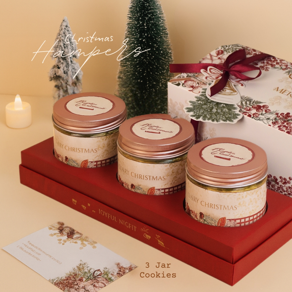 Sweet Trio Christmas Hampers | Natal 2026 | Hadiah Cantik | Hampers Makassar | Kue Lebaran | Nastar