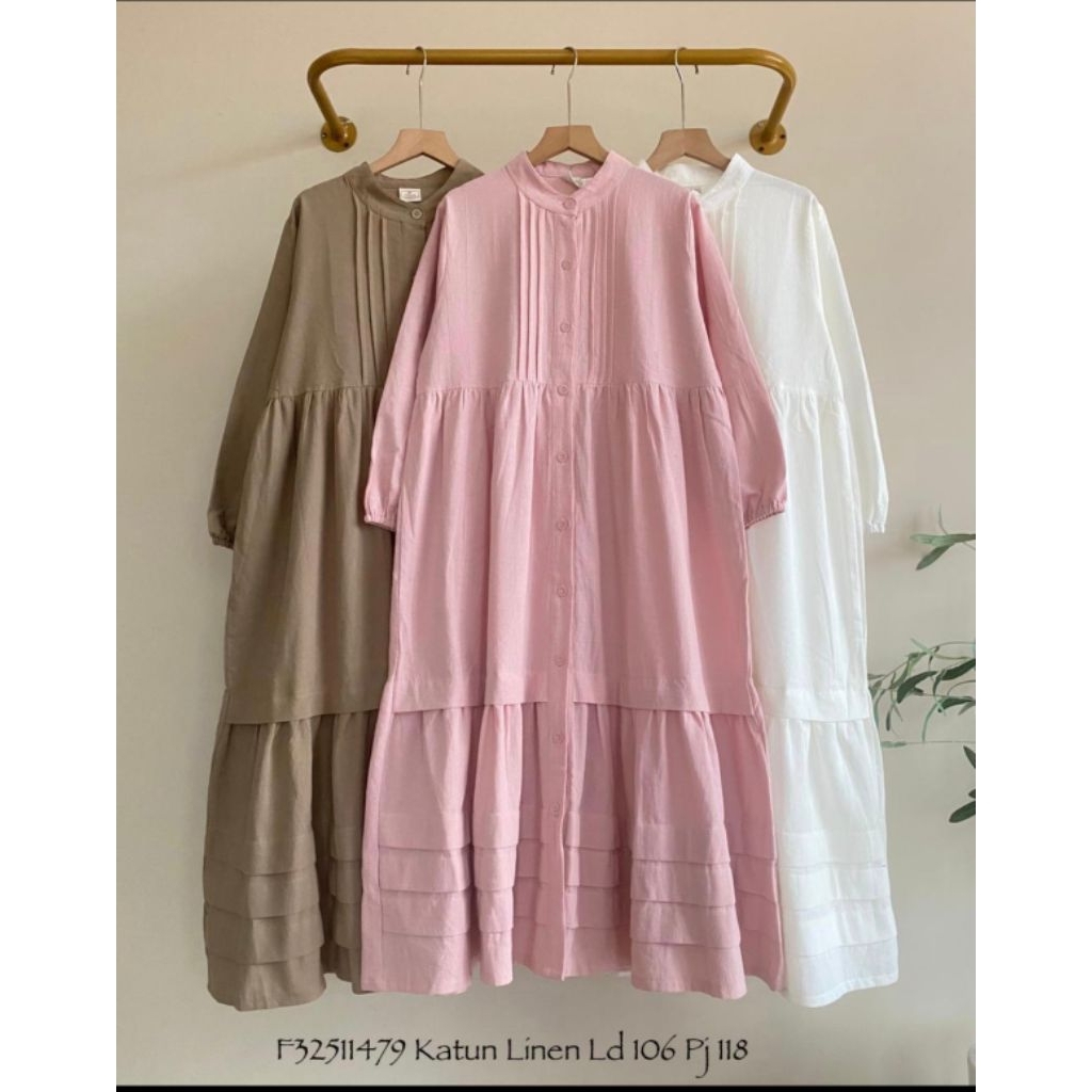 Real pic Termurah Tunik Jumbo salur PREMIUM Butik / Tunik Oversize katun stripe PREMIUM IMPORT / Tun