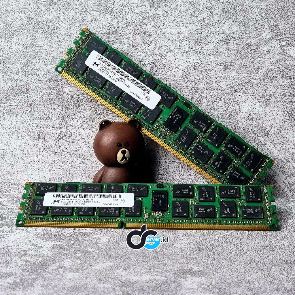Memory Server 8GB DDR3 10600R 2Rx4 PC3L-10600R Micron