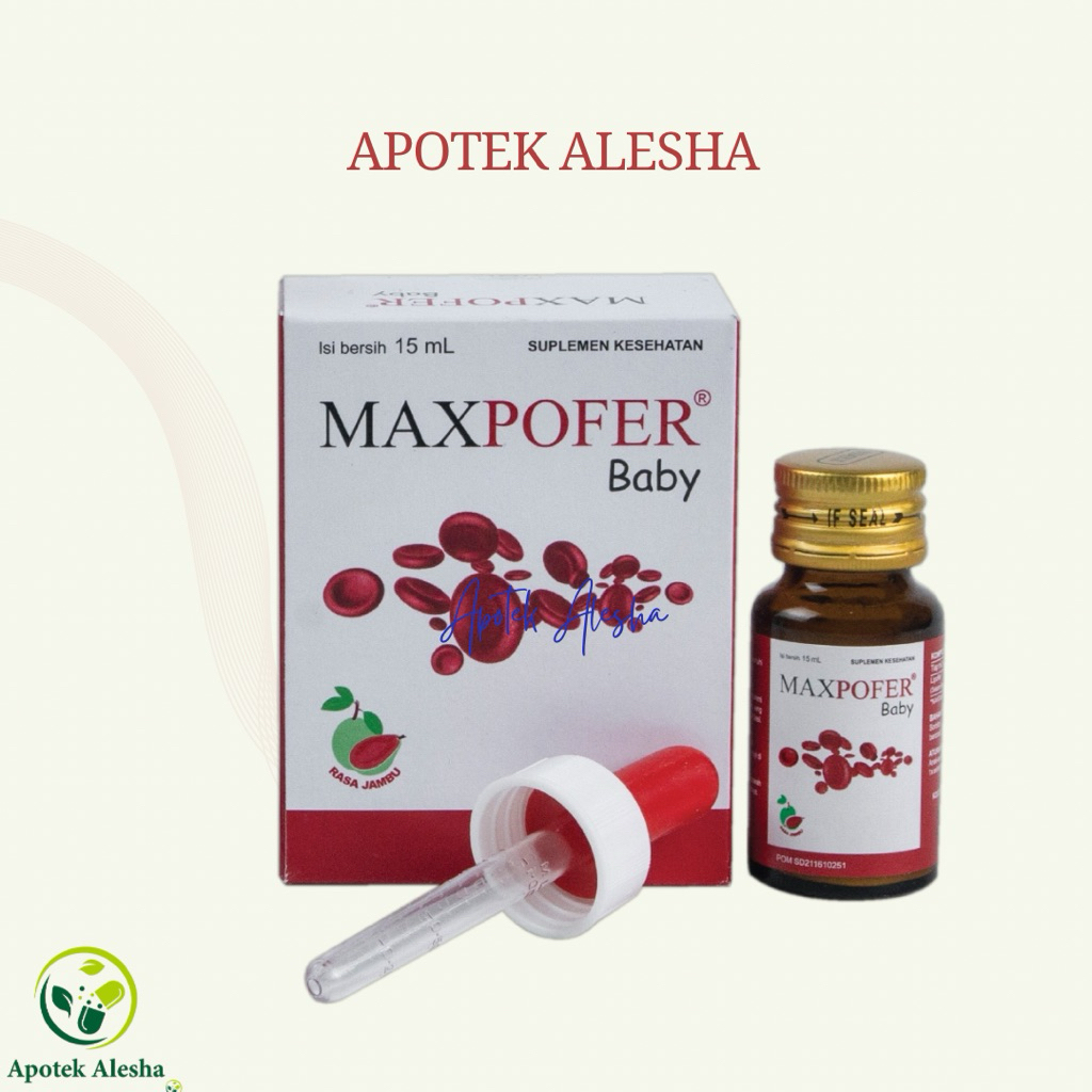MAXPOFER BABY DROP | SUPLEMEN ZAT BESI UNTUK BAYI