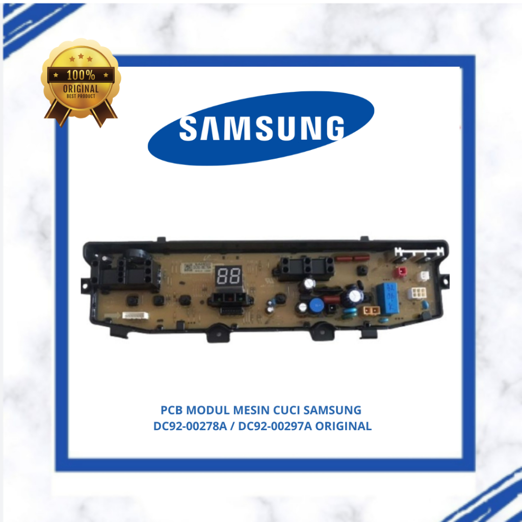 PCB MODUL MESIN CUCI SAMSUNG DC92-00278A / DC92-00297A WA90F4 ORIGINAL
