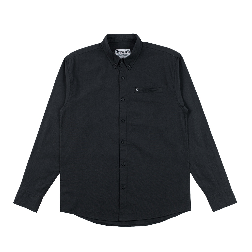 Inspired27 - Kemeja Lengan Panjang Hazel Bk | Black