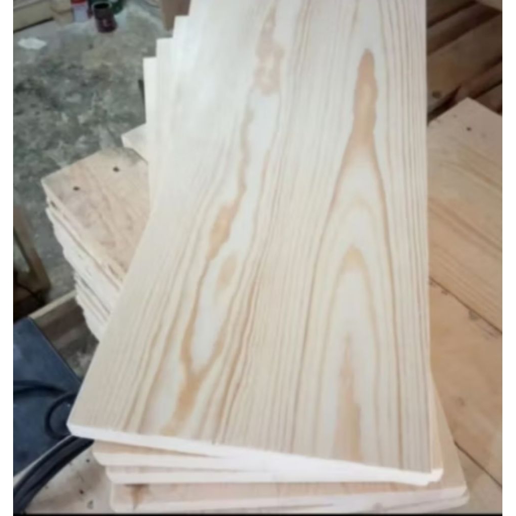 papan kayu jati Belanda 100 x 20 x 2 cm sudah Diamplas halus siap pakai