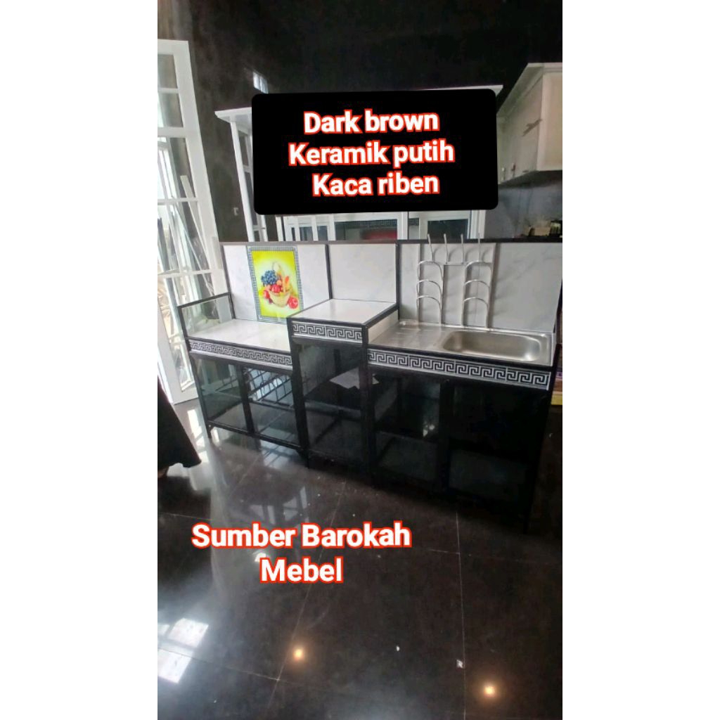 PROMO RAMADHAN Rak Kompor + Wastafel Pintu 5 - HANYA SEMARANG & SEKITARNYA
