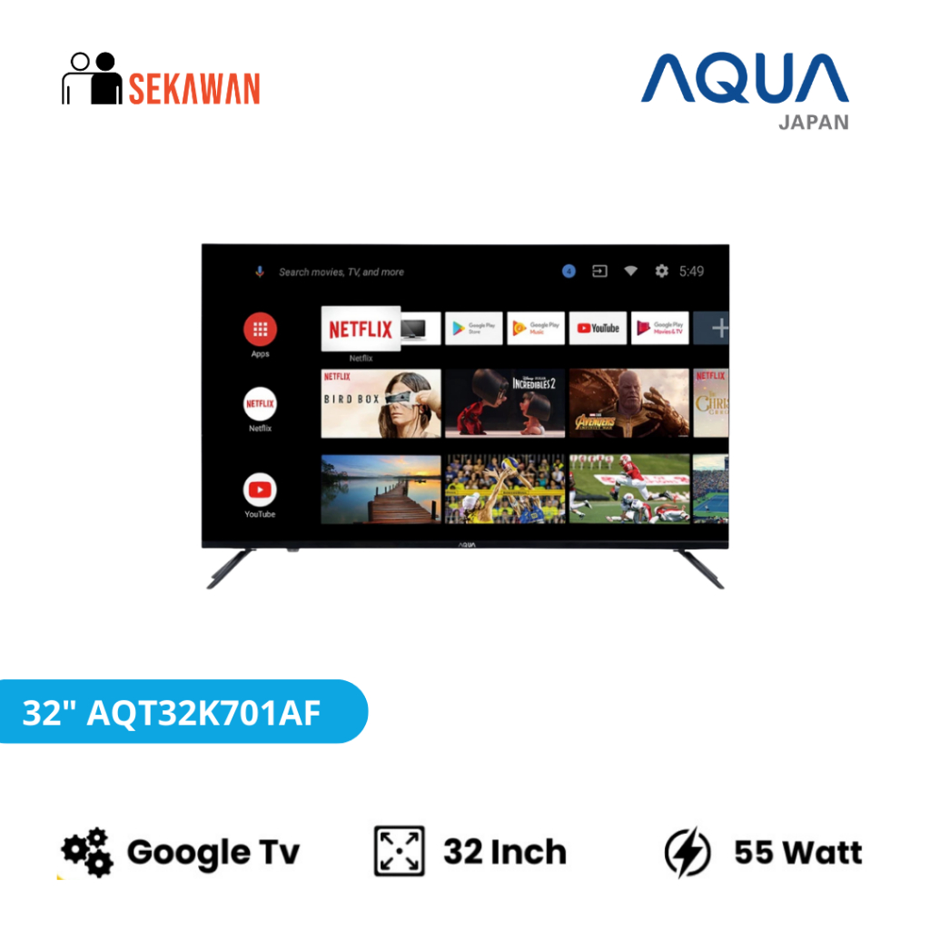 LED Smart TV 32 inch AQUA AQT32K701AF