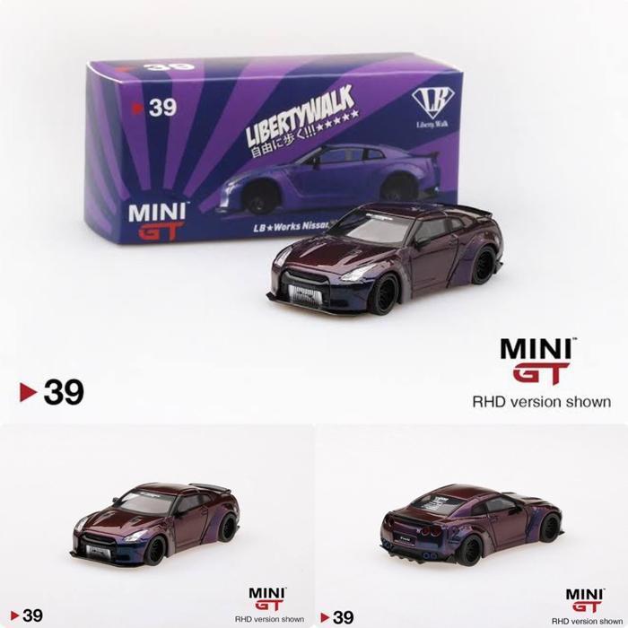 Mini GT 39 LB Works Nissan GTR R35 Magic Purple Japan Exclusive
