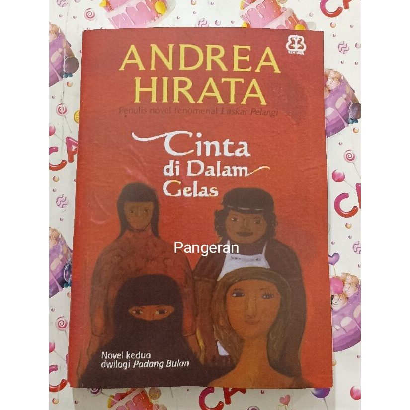 (Buku Preloved) Novel Cinta Dalam Gelas