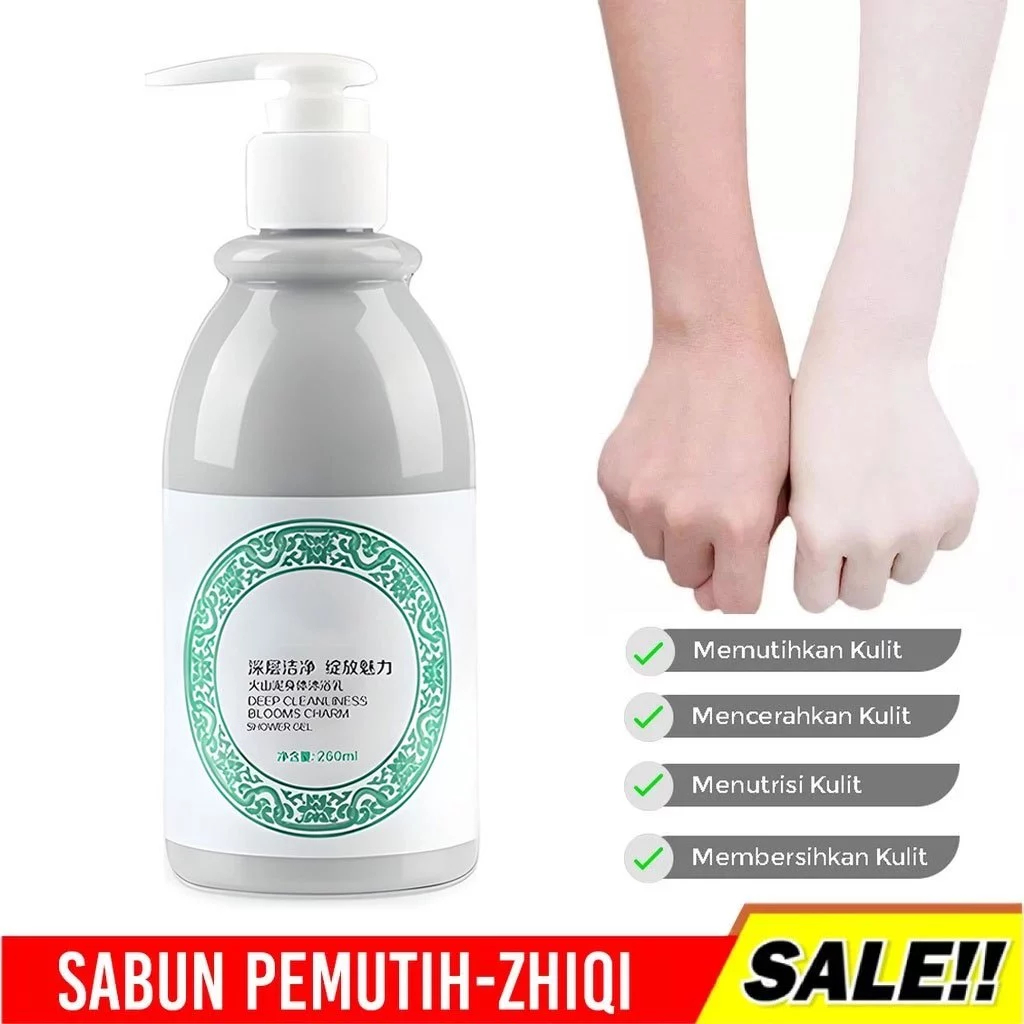 (ORIGINAL) Sabun Pemutih Kulit Seluruh Tubuh Lumpur Vulkanik 260ML Cerah Dan Sehat Lumpur Vulkanik L