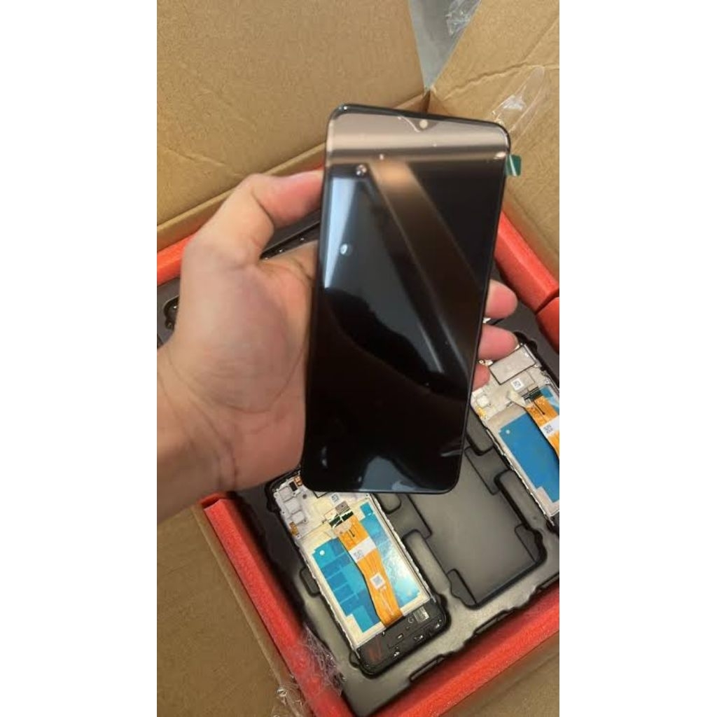Lcd Copotan Samsung A02s/A03s Original Amoled + Frame