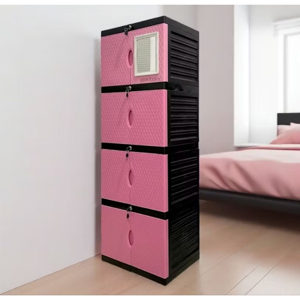 LEMARI PLASTIK 4 TINGKAT