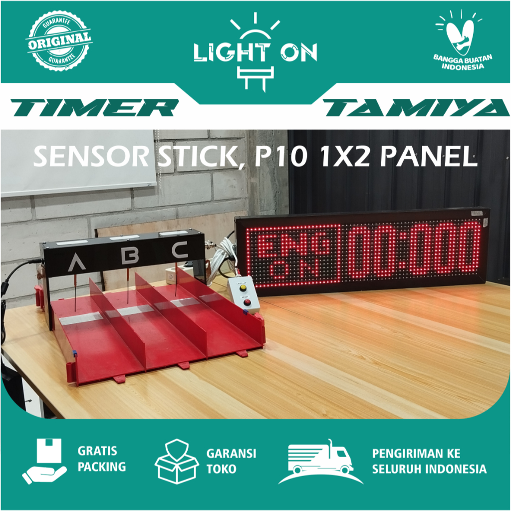 LAP timer tamiya 2 panel sensor stick
