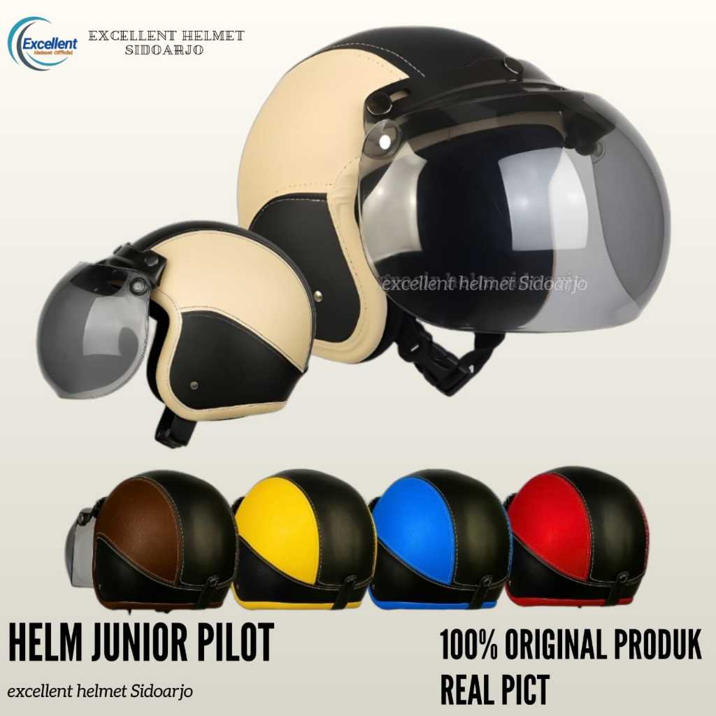 HELM JUNIOR PILOT - helm anak umur 5-10 tahun