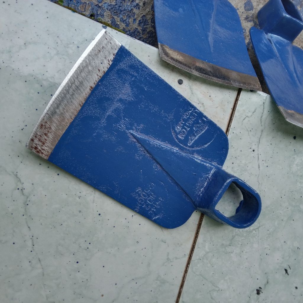 cangkul tanah asli baja per
