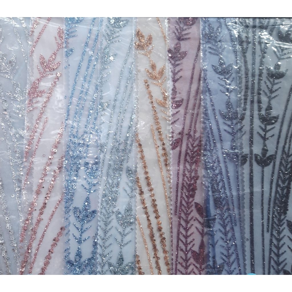 JAYA TEXTILE | Kain Tile/Tulle SUGAR CANDY PAYET