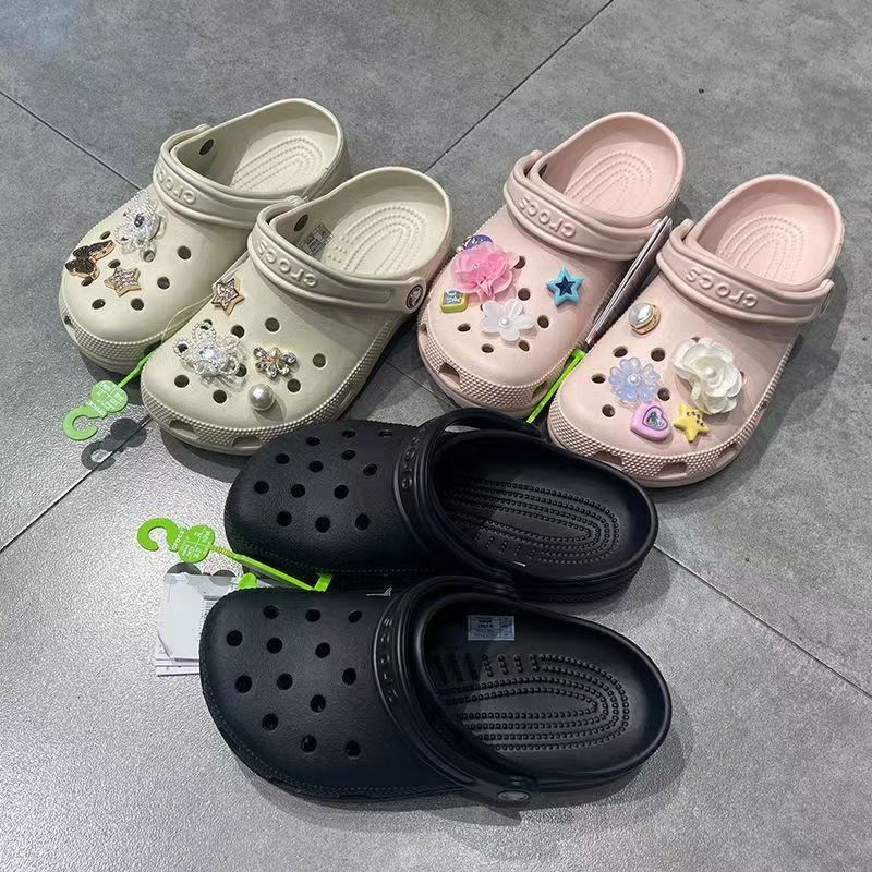[COD]Crocs Classic Clog/Crocs Unisex Sandal/ Original 100% crocs Pria Wanita/ Flat Sandals/Sendals