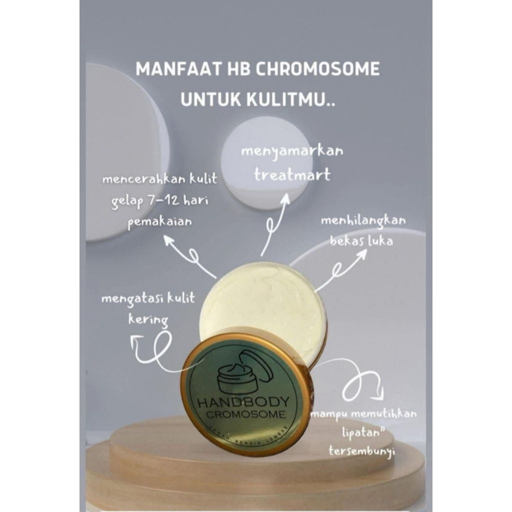 COD Bpom Hb cromosome handbody cromosome kromosom white booster Body lotion premium syh skin  syr co