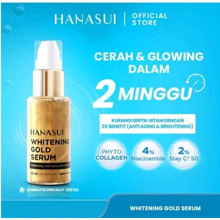 Hanasui Whitening Gold Serum / Serum Hanasui Gold