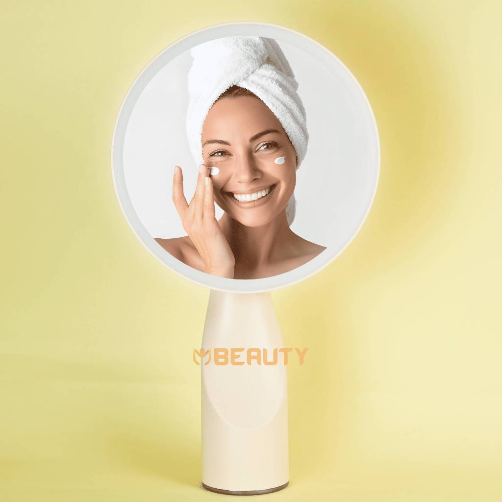 -MMBEAUTYMART- LED MIRROR STAND | CERMIN LAMPU BERDIRI | KACA RIAS | CERMIN MEJA