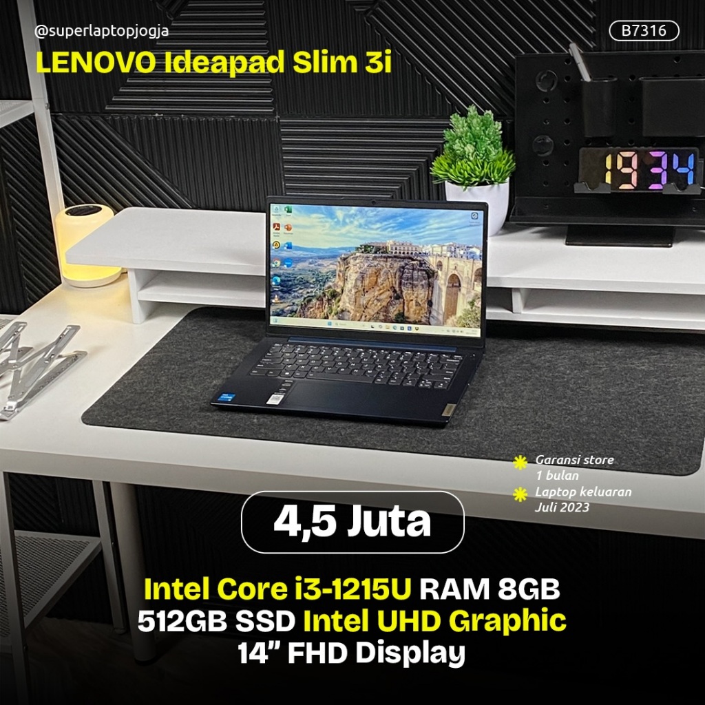 LENOVO Ideapad Slim 3i B7316
