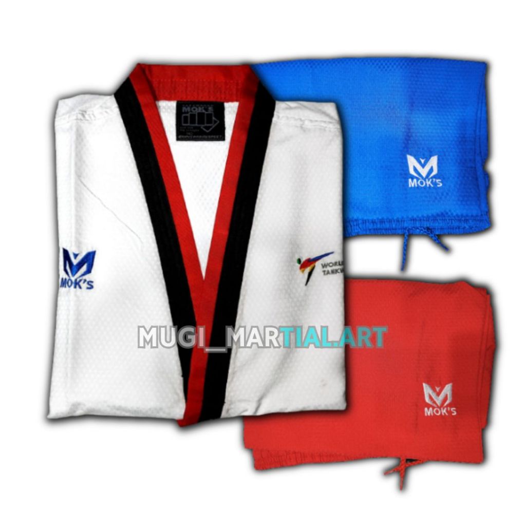 BAJU TAEKWONDO MOKS POOMSAE / DOBOK TAEKWONDO POOMSAE