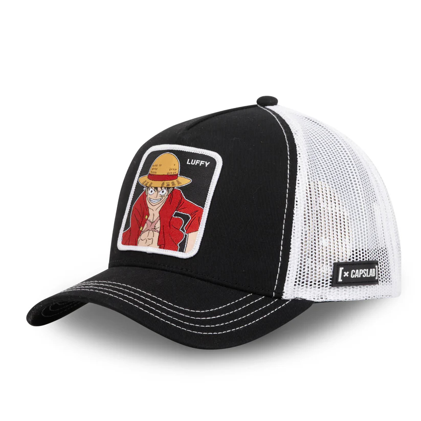 CAPSLAB TRUCKER LUFFY BLACK WHITE