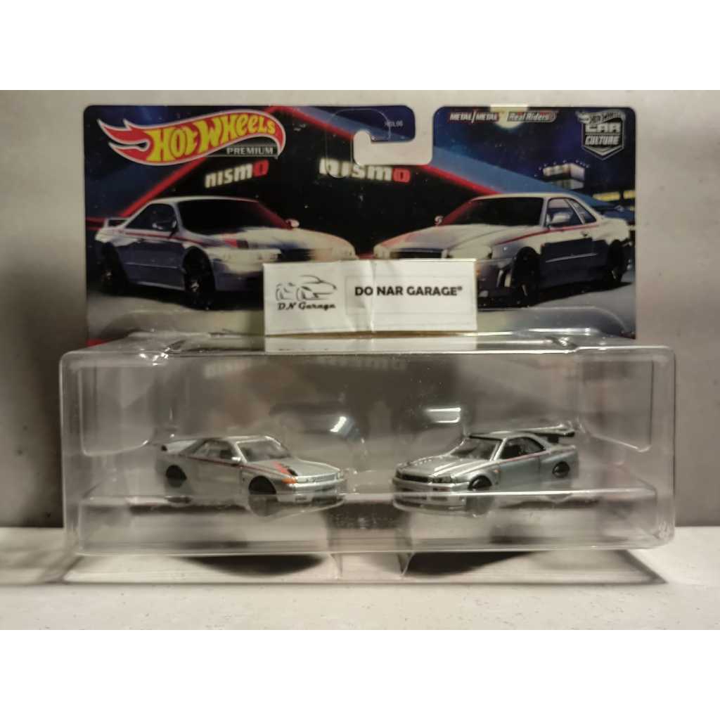 Hotwheels Premium Twin Pack (Nismo) – Nissan Skyline GT-R (BNR32) & Nissan Skyline GT-R (BNR34)