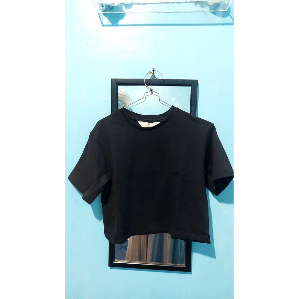 kaos Crop top H&M original
