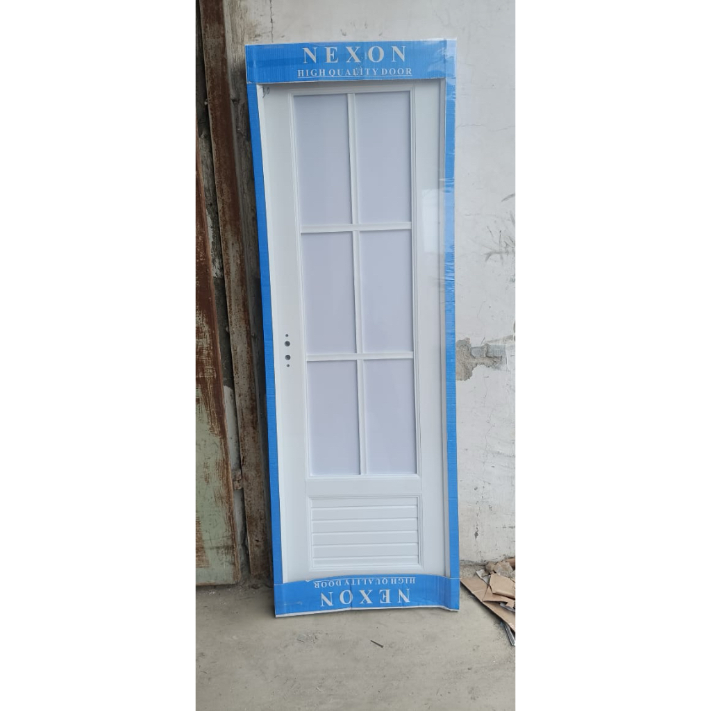 pintu upvc cermin nexon 70x200 dengan kusen