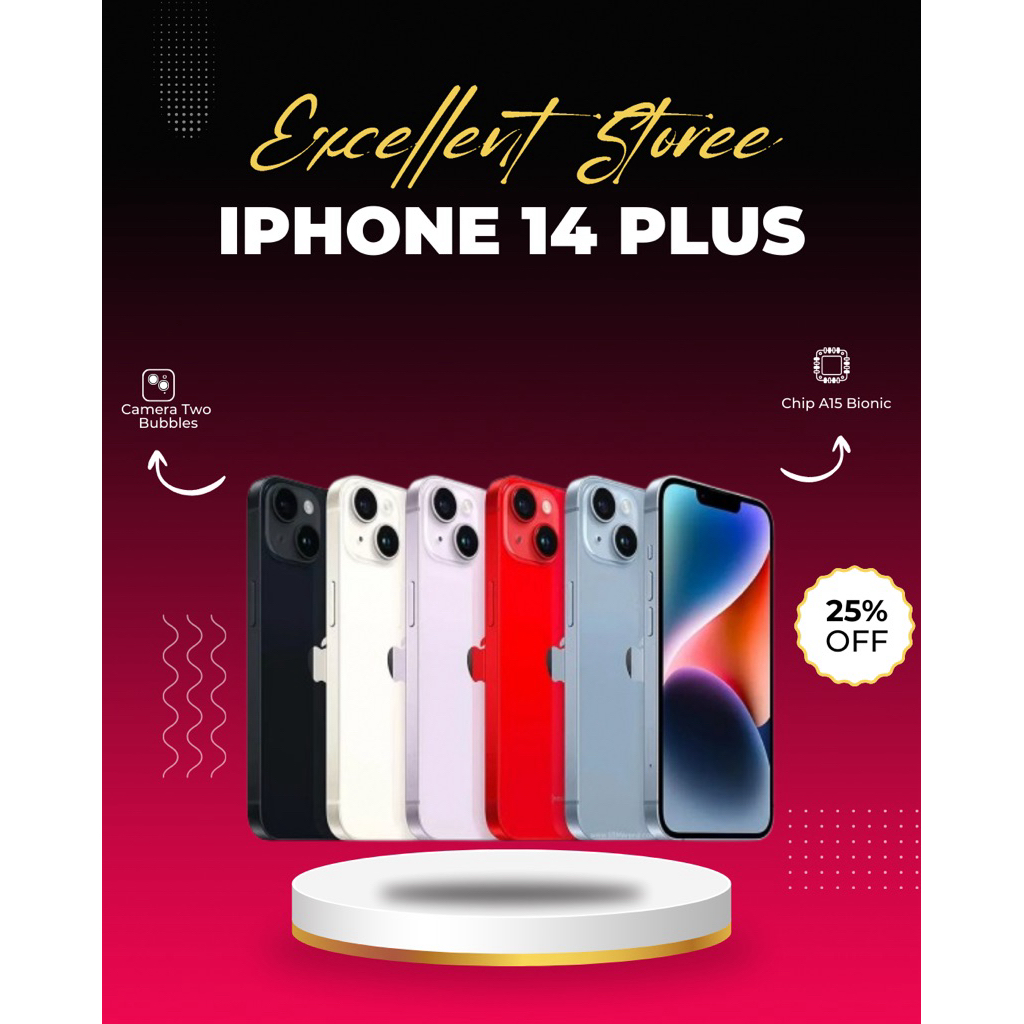 IPHONE 14 PLUS 128GB INTER SECOND ORIGINAL ALL OPERATOR